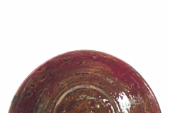 RED BOWL , 2017, stoneware clay, 9in.