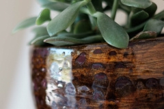 BROWN BOWL , 2017, stoneware clay, 8 in.