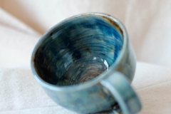 BLUE MUG , 2017, stoneware clay, 5 in.