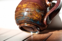 MAROON MUG , 2017, stoneware clay, 5 in.