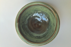 GREEN BOWL 1 , 2017, stoneware clay, 6 in.