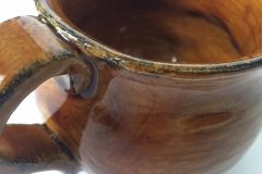 ORANGE MUG , 2017, stoneware clay, 5 in.