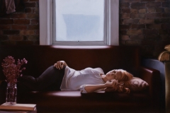 HOME, 2017, oil paint, 4 by 3 ft.