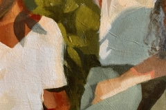 DECK, 2020, oil paint, 14 by 11in.