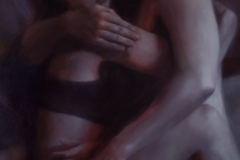 OVER, 2019, oil paint, 3 by 4 ft.