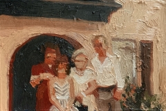 FAMILY PHOTO 4 , 2020, oil paint, 8 by 5 in.