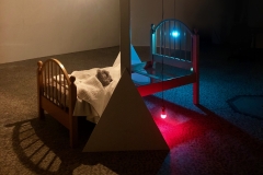 SEPARATED, 2019, Mixed media installation, 8 by 8 by 8 ft.