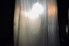 LIGHT, 2018, mixed media installation, 8 by 12 By 8 ft.