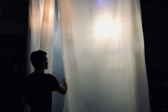 LIGHT, 2018, mixed media installation, 8 by 12 By 8 ft.