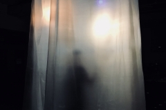 LIGHT, 2018, mixed media installation, 8 by 12 By 8 ft.