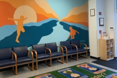 BALTIMORE COUNTY CHILD ADVOCACY CENTER, 2017, wall paint, 16 by 9ft.
