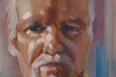 DAD, 2020, oil paint, 9 by 12in.