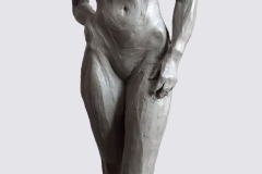 FIGURE , 2018, oil clay, 6 by 20 by 4in.