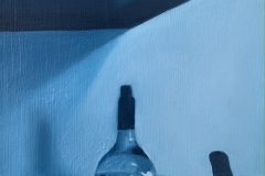 BLUE 2, 2020, oil paint, 11 by 14in.