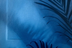 BLUE 1, 2020, oil paint, 11 by 14in.