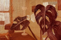 Light Study 1, 2021 oil piant, 4 by 5 in.