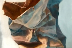 PAPER BAG , 2018, oil paint, 12 by 18in.