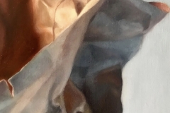 PAPER BAG , 2018, oil paint, 12 by 18in.